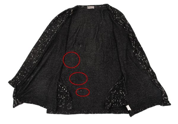 Yohji Yamamoto POUR HOMME 13AW Cardigan Gray Size 3