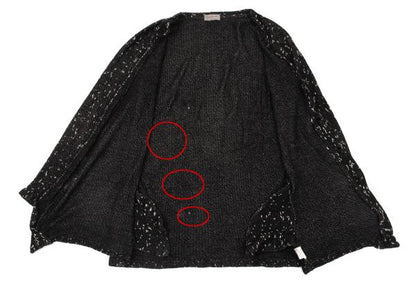 Yohji Yamamoto POUR HOMME 13AW Cardigan Gray Size 3