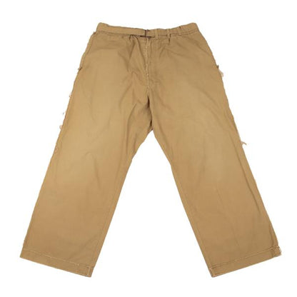 Yohji Yamamoto POUR HOMME Cotton Raw Edge Pants Beige Size 4