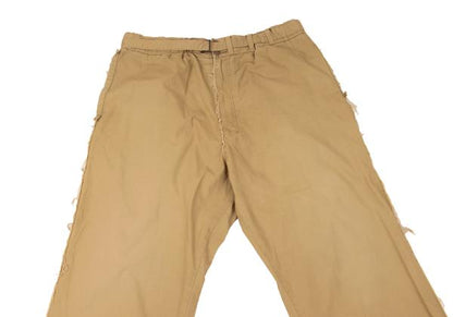 Yohji Yamamoto POUR HOMME Cotton Raw Edge Pants Beige Size 4