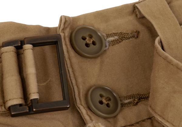 Yohji Yamamoto POUR HOMME Cotton Raw Edge Pants Beige Size 4