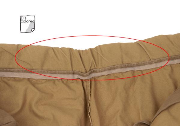 Yohji Yamamoto POUR HOMME Cotton Raw Edge Pants Beige Size 4