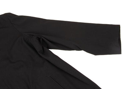 Yohji Yamamoto POUR HOMME Wool Gabardine Coat Black Size 3