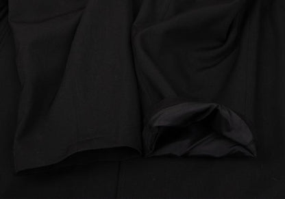 Yohji Yamamoto POUR HOMME Wool Gabardine Coat Black Size 3