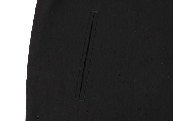 Yohji Yamamoto POUR HOMME Wool Gabardine Coat Black Size 3