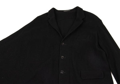 Yohji Yamamoto POUR HOMME Wool Pile Jacket Black Size 3