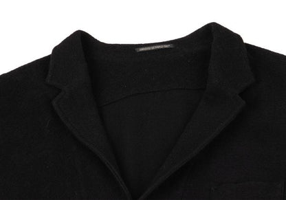 Yohji Yamamoto POUR HOMME Wool Pile Jacket Black Size 3