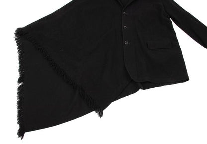 Yohji Yamamoto POUR HOMME Wool Pile Jacket Black Size 3