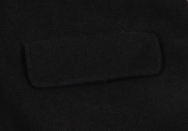 Yohji Yamamoto POUR HOMME Wool Pile Jacket Black Size 3