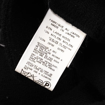 Yohji Yamamoto POUR HOMME Wool Pile Jacket Black Size 3