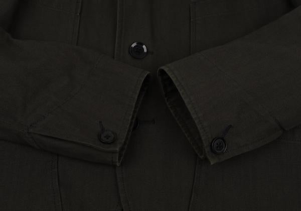 Yohji Yamamoto PH 09AW Cotton Back Print Jacket Brown Size 4