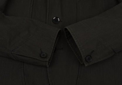 Yohji Yamamoto PH 09AW Cotton Back Print Jacket Brown Size 4