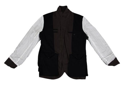 Yohji Yamamoto PH 09AW Cotton Back Print Jacket Brown Size 4