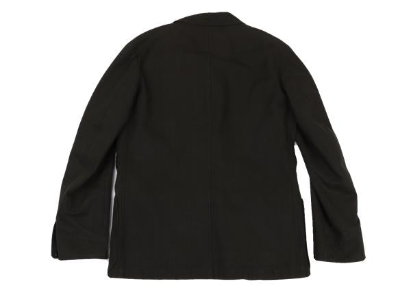 Yohji Yamamoto PH 09AW Cotton Back Print Jacket Brown Size 4