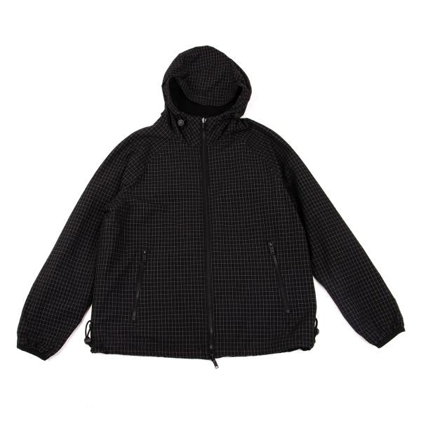 EMPORIO ARMANI Colorful Taping Grid Blouson Black Size 44