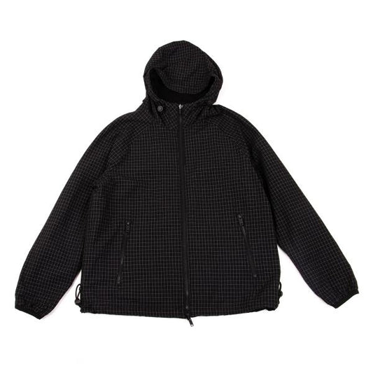 EMPORIO ARMANI Colorful Taping Grid Blouson Black Size 44