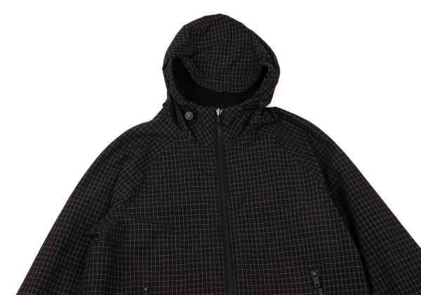 EMPORIO ARMANI Colorful Taping Grid Blouson Black Size 44