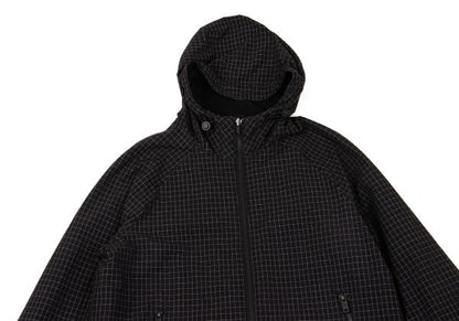 EMPORIO ARMANI Colorful Taping Grid Blouson Black Size 44