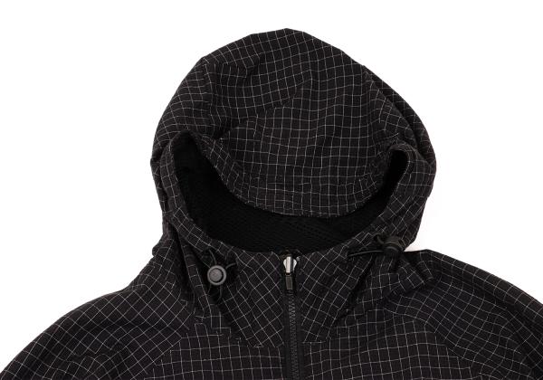 EMPORIO ARMANI Colorful Taping Grid Blouson Black Size 44