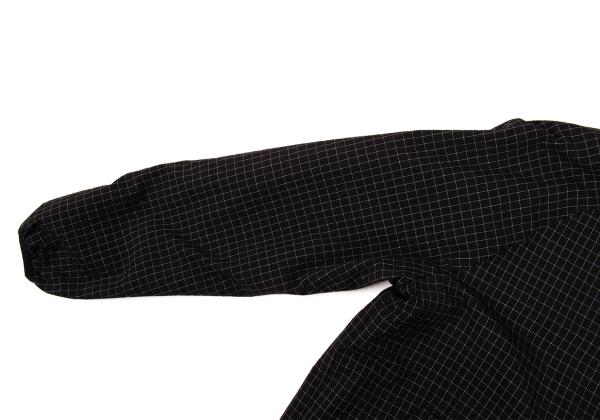 EMPORIO ARMANI Colorful Taping Grid Blouson Black Size 44