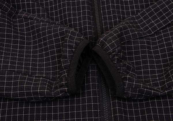EMPORIO ARMANI Colorful Taping Grid Blouson Black Size 44
