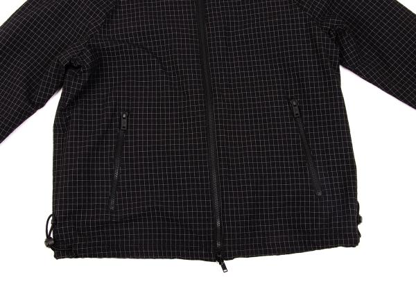 EMPORIO ARMANI Colorful Taping Grid Blouson Black Size 44