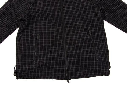 EMPORIO ARMANI Colorful Taping Grid Blouson Black Size 44