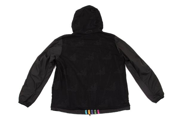 EMPORIO ARMANI Colorful Taping Grid Blouson Black Size 44