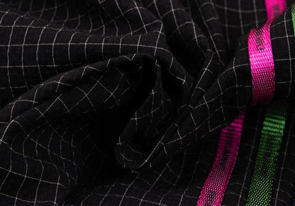 EMPORIO ARMANI Colorful Taping Grid Blouson Black Size 44