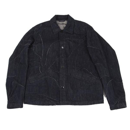 EMPORIO ARMANI Patchwork Coverall Denim Indigo Size 48