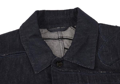 EMPORIO ARMANI Patchwork Coverall Denim Indigo Size 48
