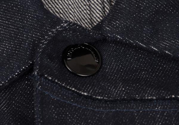 EMPORIO ARMANI Patchwork Coverall Denim Indigo Size 48