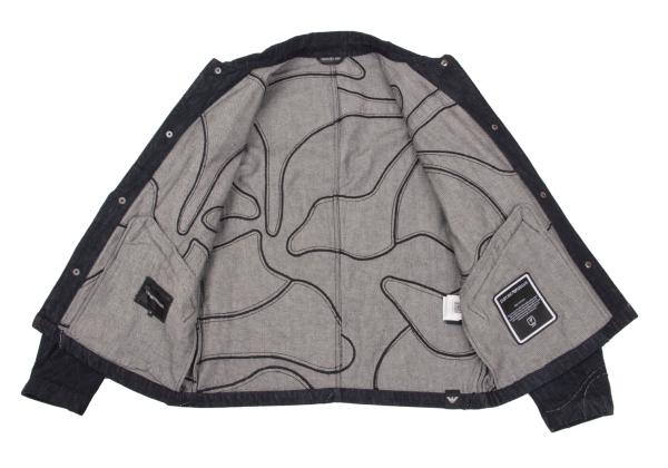 EMPORIO ARMANI Patchwork Coverall Denim Indigo Size 48