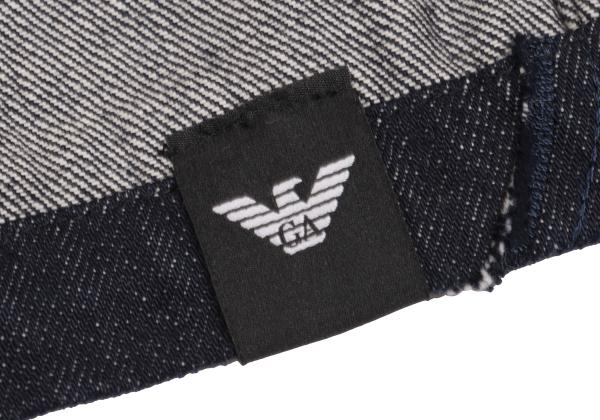 EMPORIO ARMANI Patchwork Coverall Denim Indigo Size 48