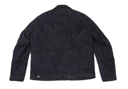 EMPORIO ARMANI Patchwork Coverall Denim Indigo Size 48