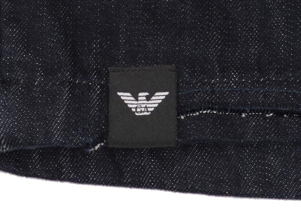 EMPORIO ARMANI Patchwork Coverall Denim Indigo Size 48