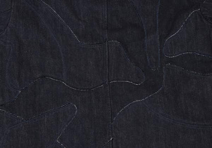 EMPORIO ARMANI Patchwork Coverall Denim Indigo Size 48