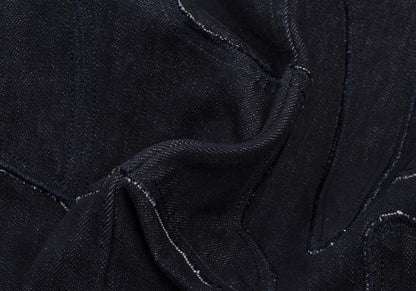 EMPORIO ARMANI Patchwork Coverall Denim Indigo Size 48