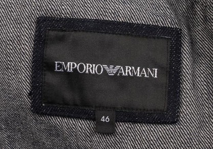 EMPORIO ARMANI Patchwork Coverall Denim Indigo Size 48