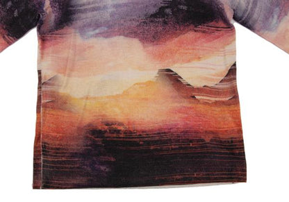 EMPORIO ARMANI Graphic Print Cashmere Knit Multi Size M