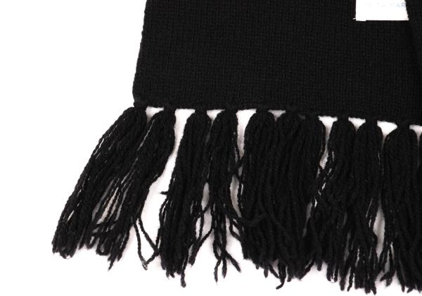 KEITA MARUYAMA Pixel Flower Scarf Black