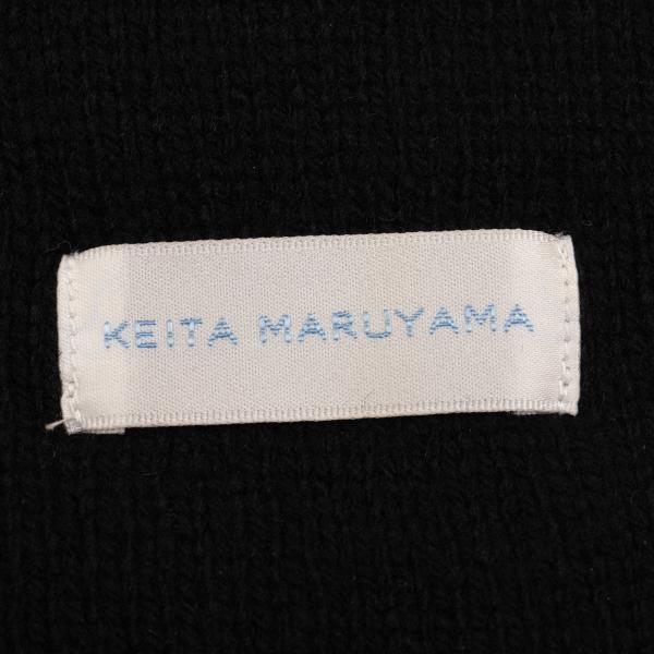 KEITA MARUYAMA Pixel Flower Scarf Black