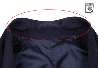 Y's Wool Shawl Collar Jacket Blue Size L