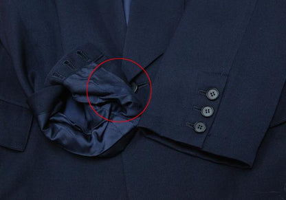 Y's Wool Shawl Collar Jacket Blue Size L