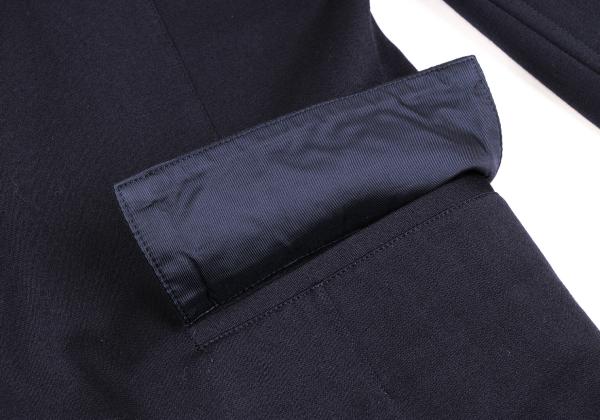 Y's Wool Shawl Collar Jacket Blue Size L
