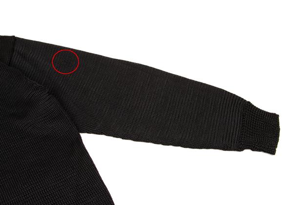 Y's for men Low-Gauge Acrylic V-Neck Sweater Black Size M