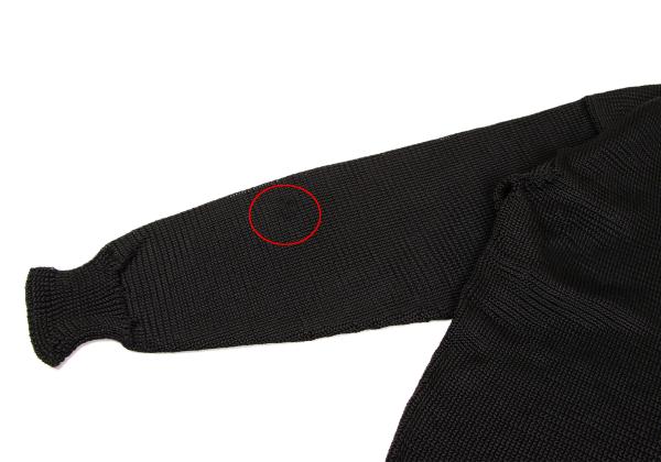 Y's for men Low-Gauge Acrylic V-Neck Sweater Black Size M