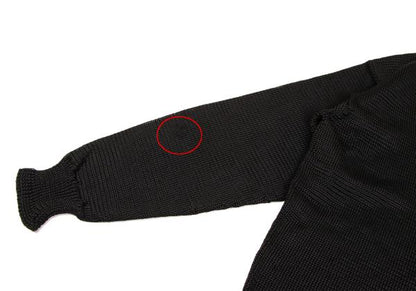 Y's for men Low-Gauge Acrylic V-Neck Sweater Black Size M