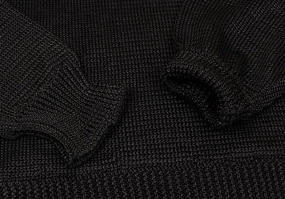Y's for men Low-Gauge Acrylic V-Neck Sweater Black Size M