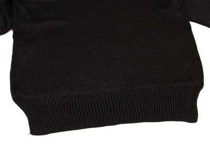 Y's for men Low-Gauge Acrylic V-Neck Sweater Black Size M